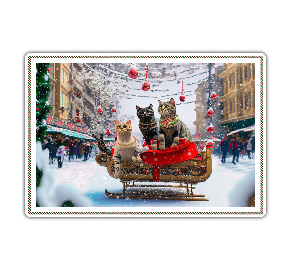 Cats of Istanbul - Winter Cat I / ISTANBUL Postcard