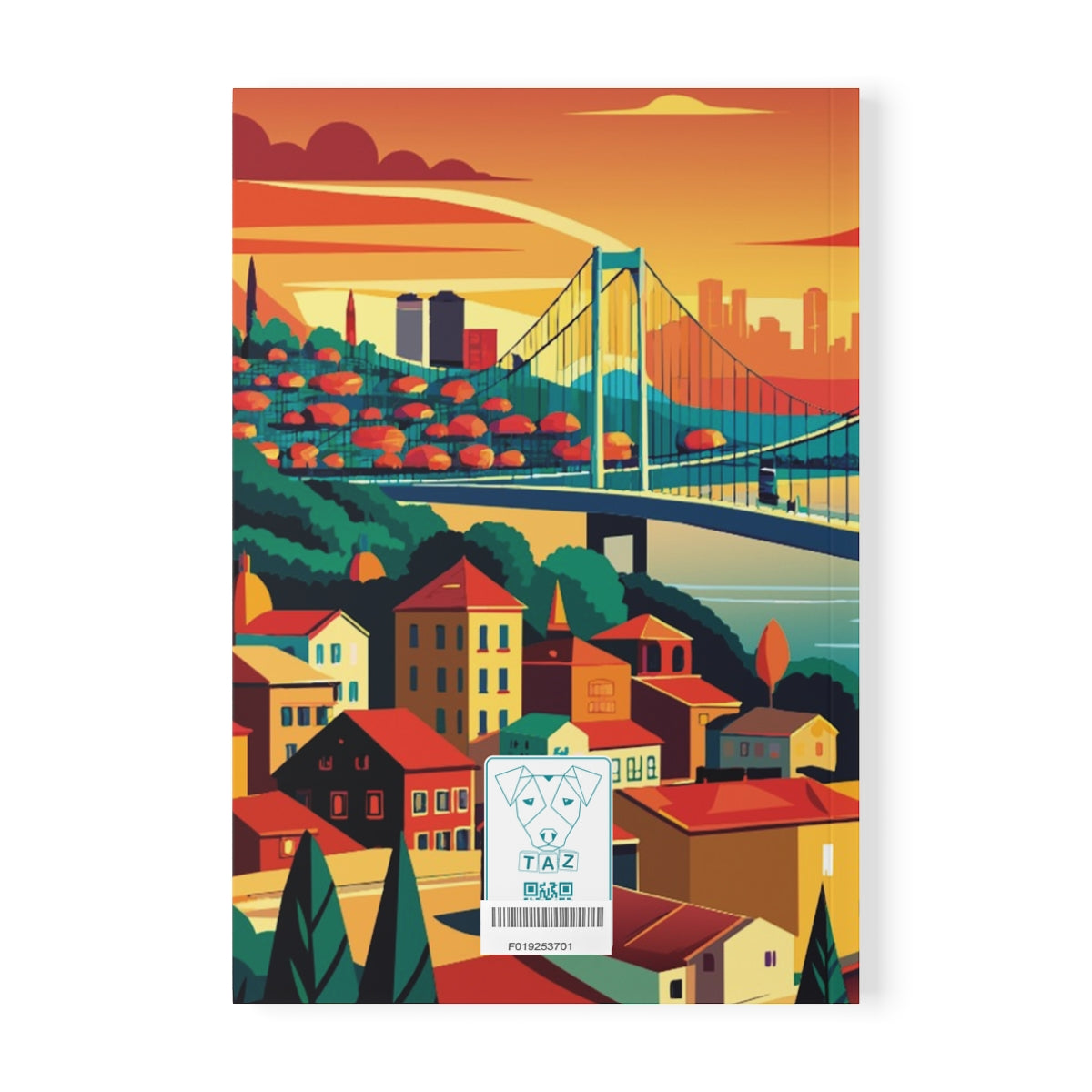 City Post / BOSPHORUS - Paper Covered Tailor Sewed Travellers Notebook