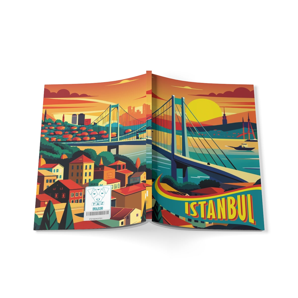 City Post / BOSPHORUS - Paper Covered Tailor Sewed Travellers Notebook