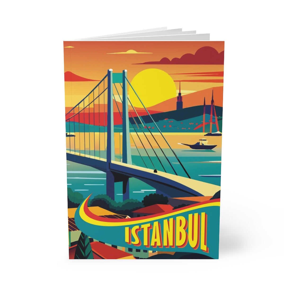 City Post / BOSPHORUS - Paper Covered Tailor Sewed Travellers Notebook