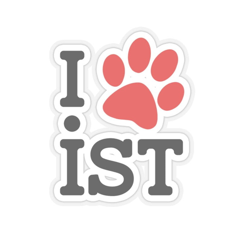 I PAW IST - Kiss-Cut Vinyl Sticker