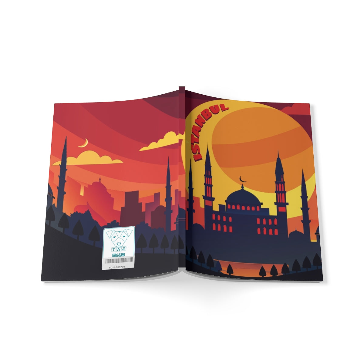 City Post / ISTANBUL - Paper Covered Tailor Sewed Travellers Notebook